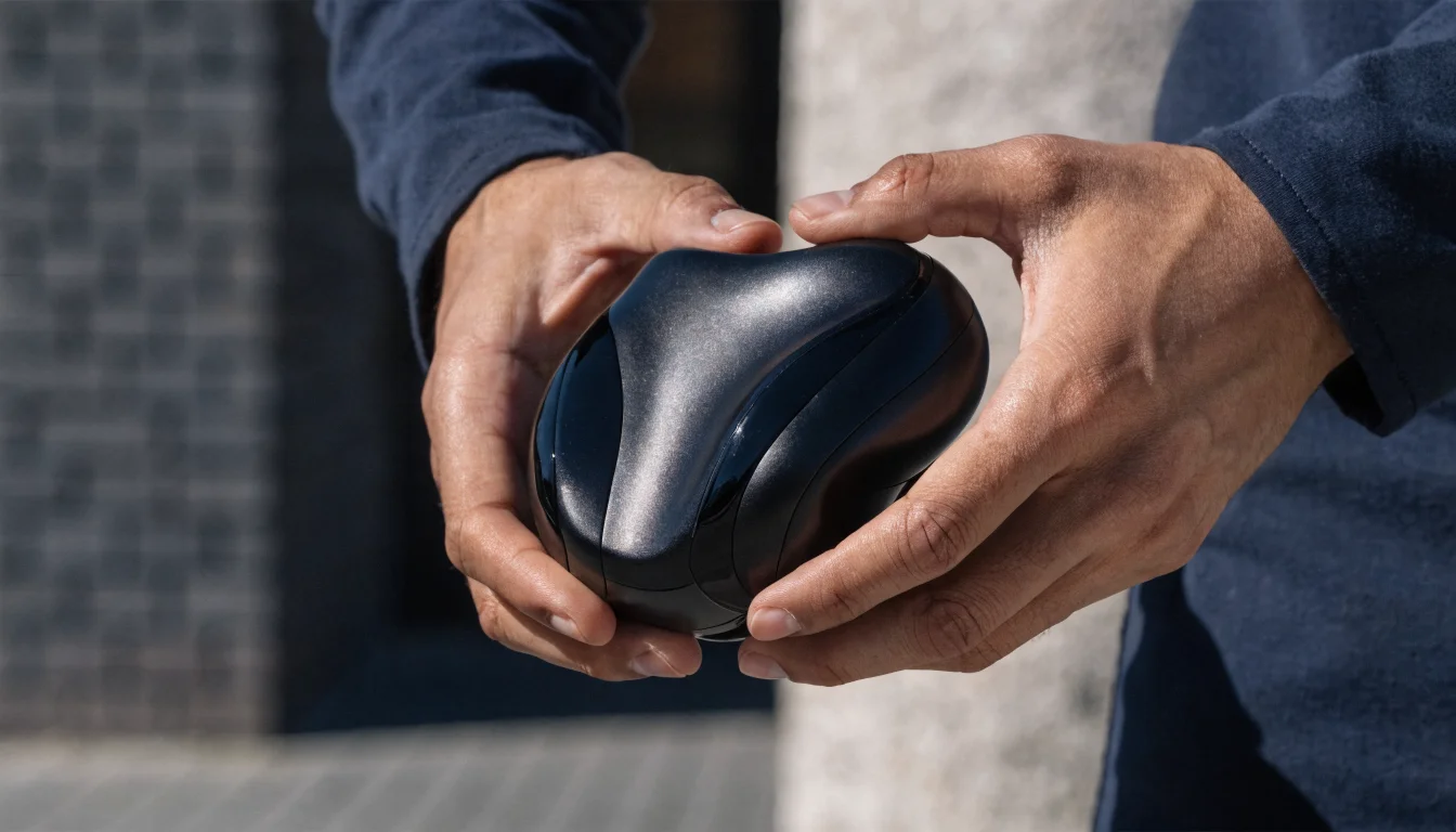 Ergonomic leverless controller hand placement