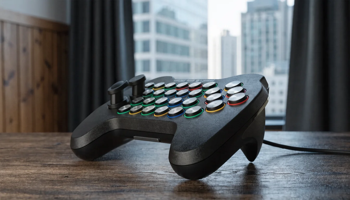 Hitbox-style leverless controller