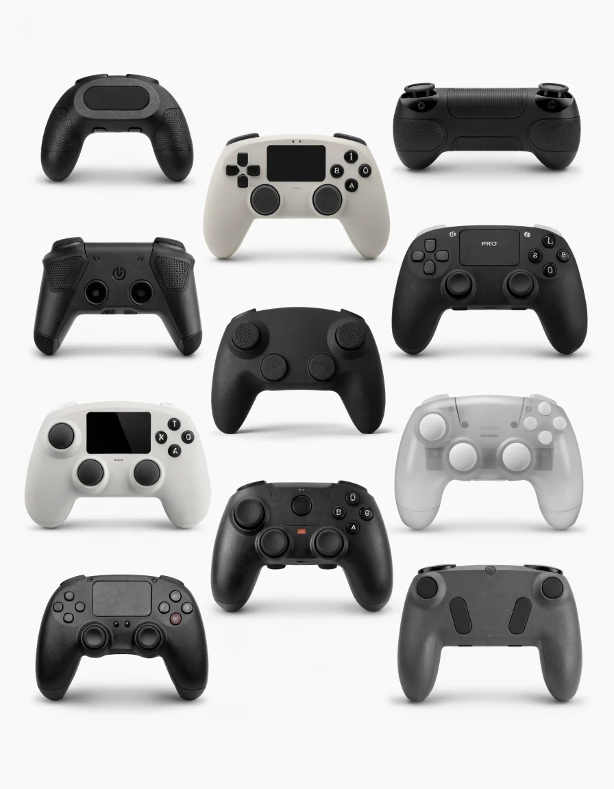 Leverless controller brands and form factors
